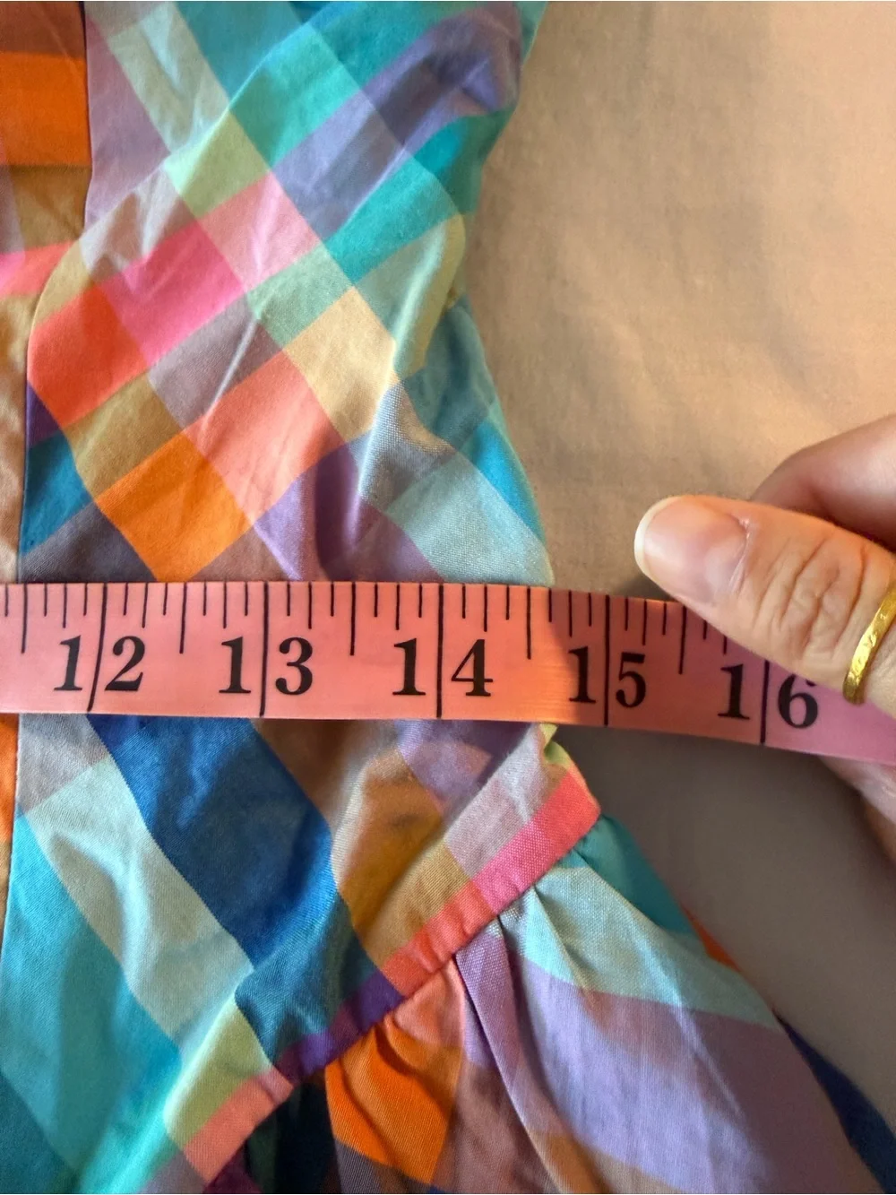 Anthropologie Multicolor Plaid Maxi Dress - Picture 6 of 9